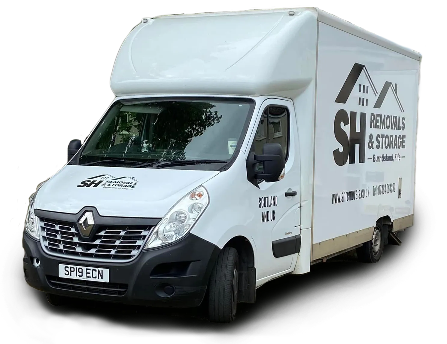 SH Residential Removals & Storage in Burntisland trucks